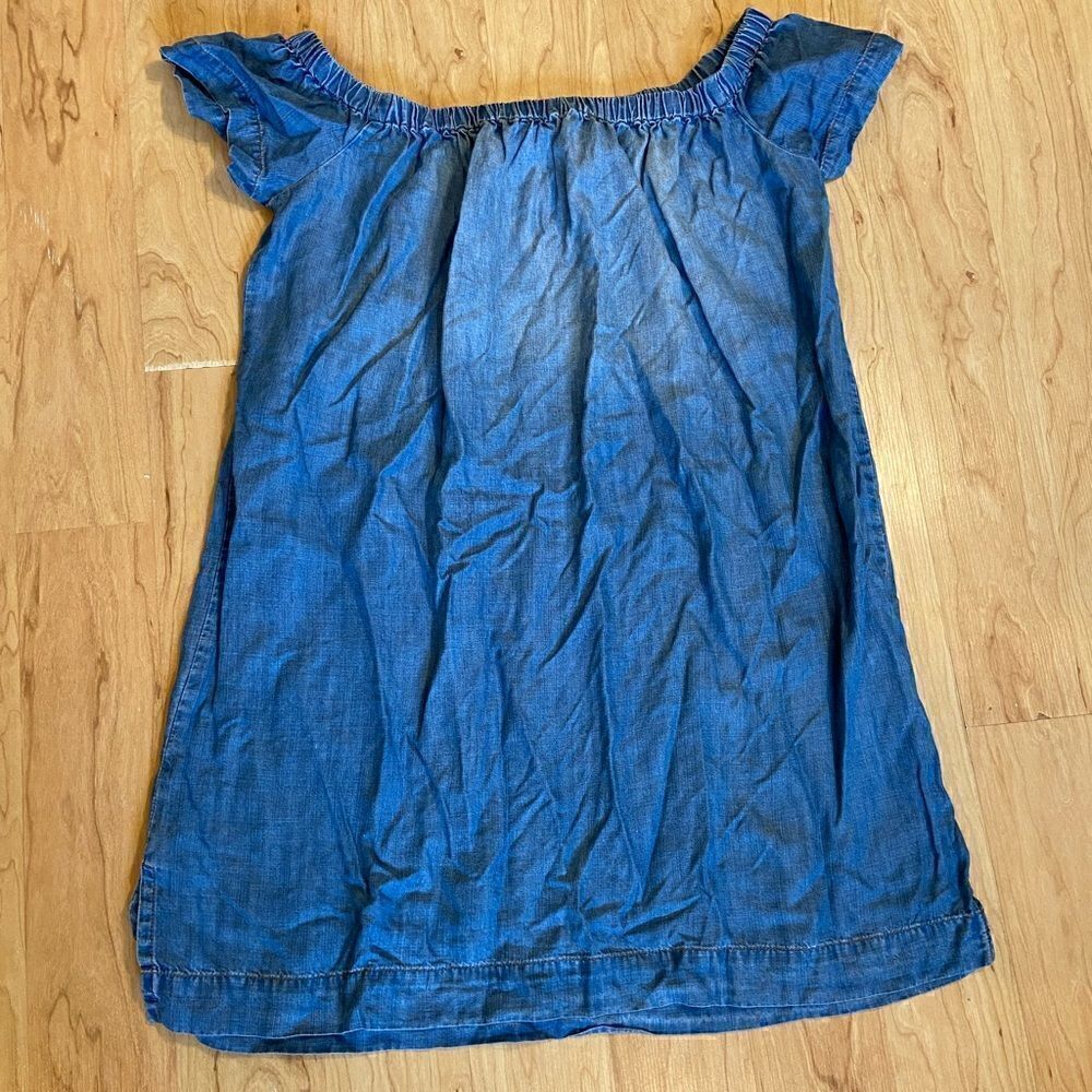 Cloth & Stone Anthropologie off the shoulder blue ombré lightweight dress
